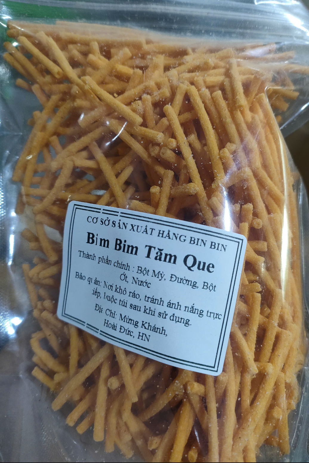Tăm Que Hằng Bin Bin 100g